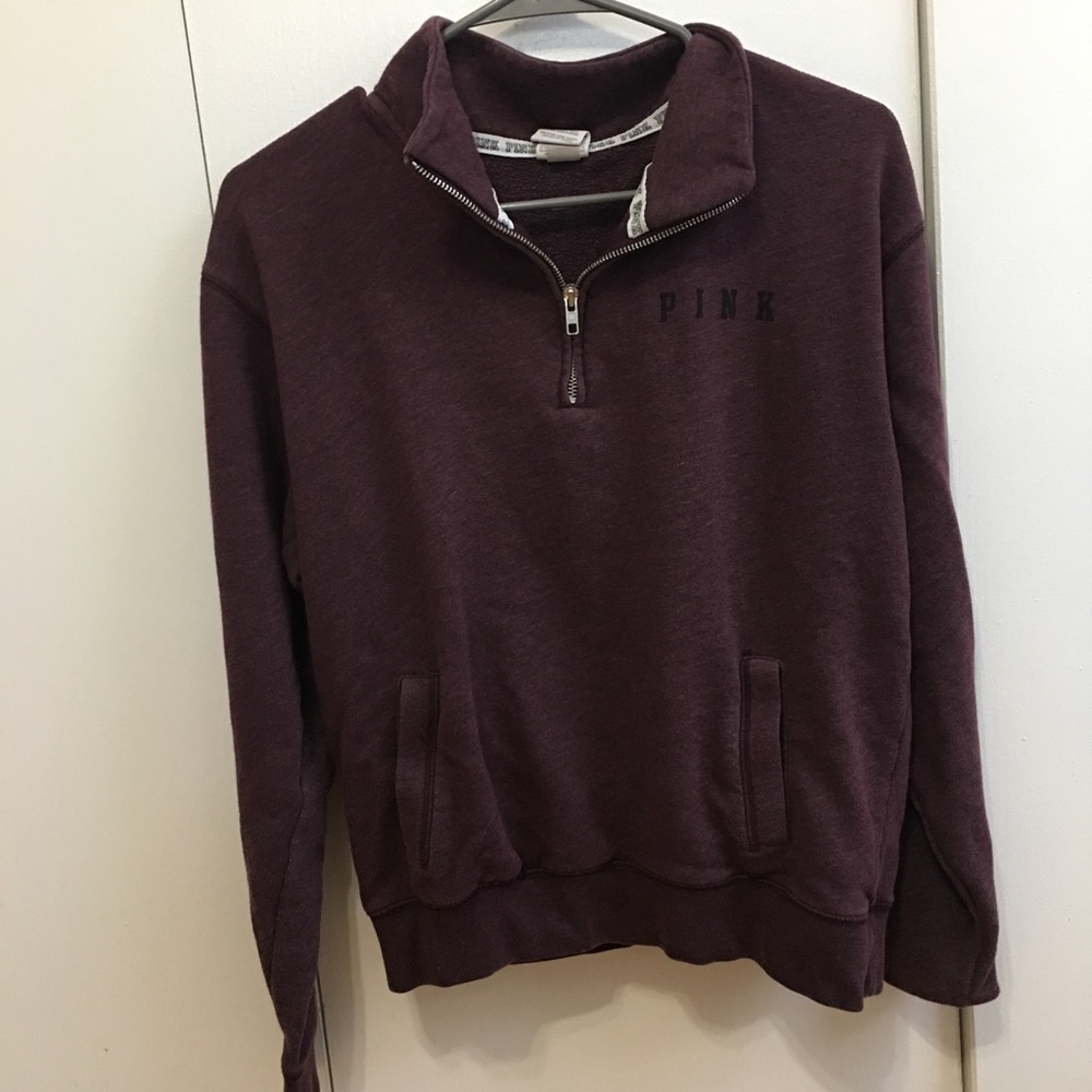 Pink crew neck sweater
